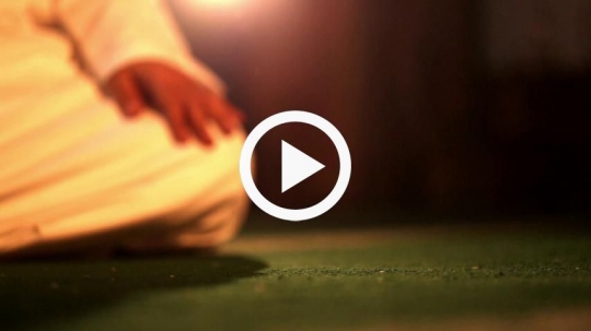 Close-up of hand during prayer