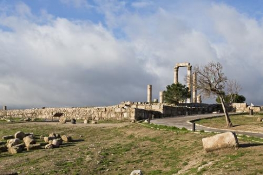 Temple of Hercules in Amman Citadel, Jordan