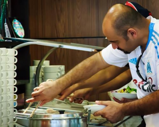catering food in a restaurant in malaysia