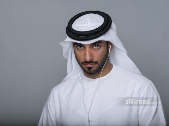 Medium shot of an Arab Businessman|