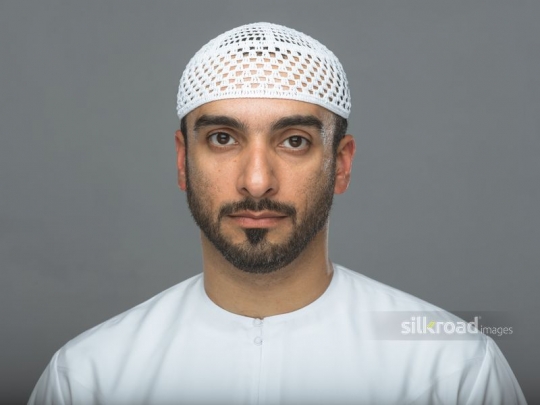 Medium shot of an Arab man|