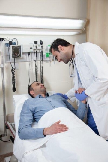 Doctor Examining Patient at ER