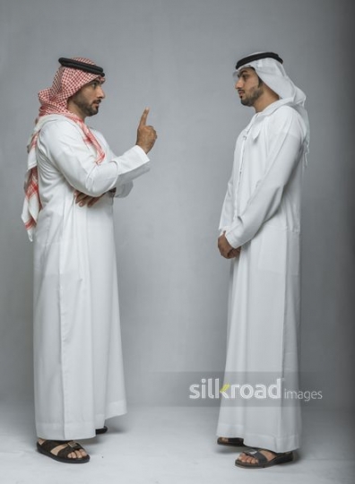 Businessman talking to his colleague |