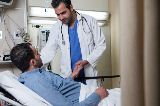 Doctor Examining Patient at ER