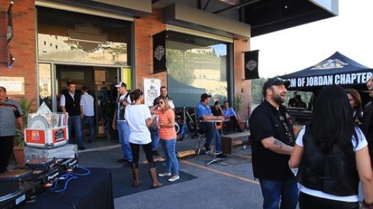 110 anniversary open house at harley-davidsion,showroom