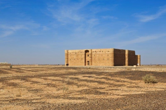 ancient structure in the desert