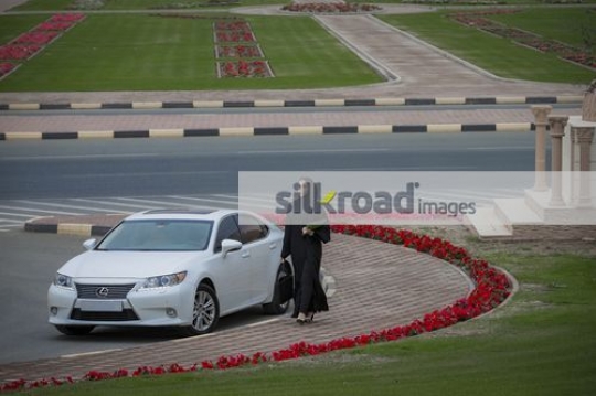 Arab Businesswoman walking|