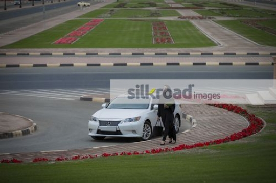 Arab Businesswoman walking|