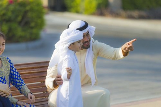 Father spending time with his son|-