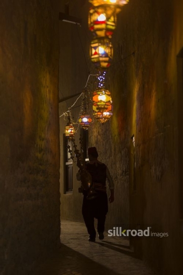 An Arabian Ramadan Drink Seller|-