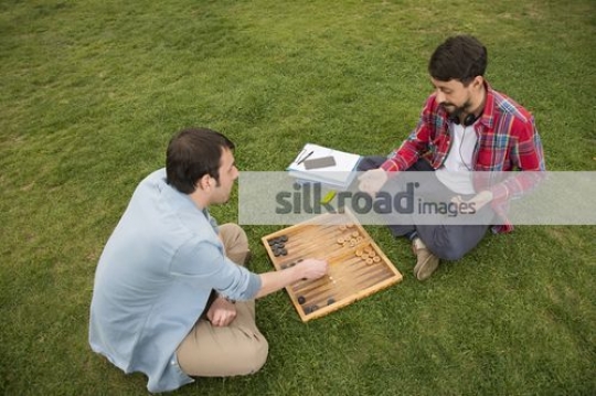 Friends playing a game 