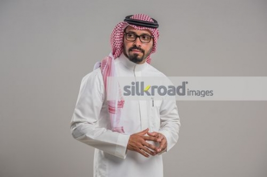 Medium shot of an Arab Businessman|