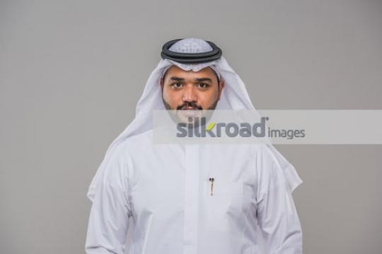 Medium shot of an Arab Businessman|