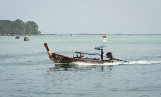 fishing boat in the sea