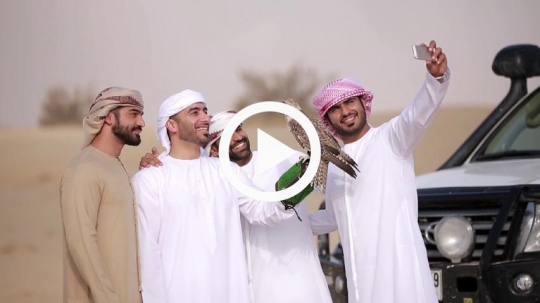 Capturing a selfie