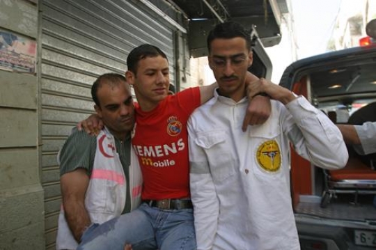 Injured man