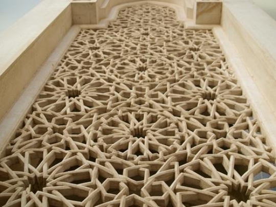 the arabian ornament on marble