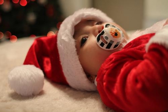baby with soother