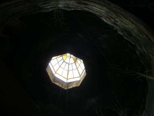 Skylight at turkish bath