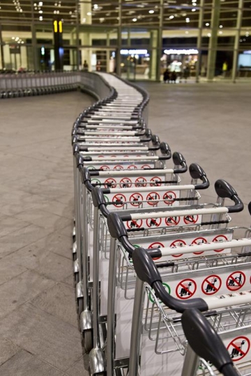 push cart at queen alia international airport,jordan