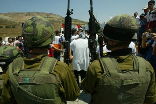 west bank protest