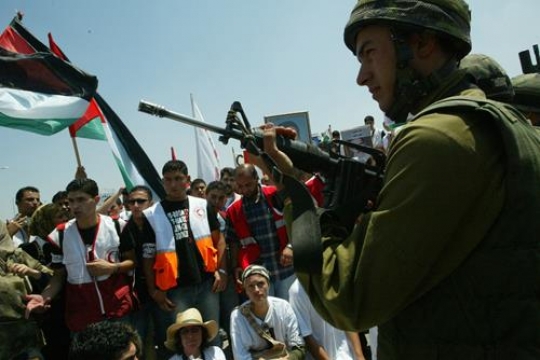 west bank protest