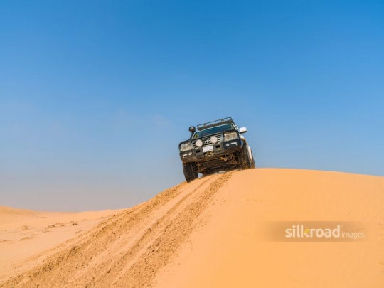 Car up the hill