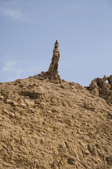 sand rock in dead sea