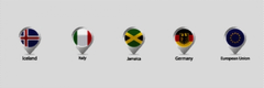 Flags of Europe countries 