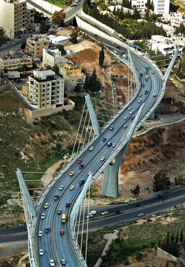 Tope View of Abdoun Bridge Amm