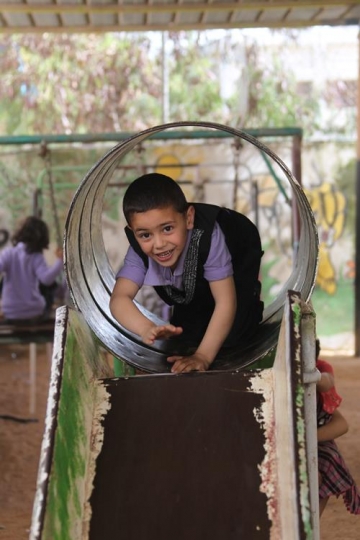 children in playground