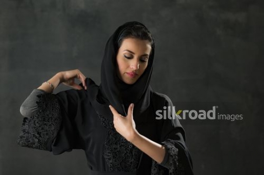 Medium Shot of a Middle Eastern woman|
