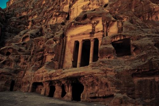 urn tomb in petra,jordan