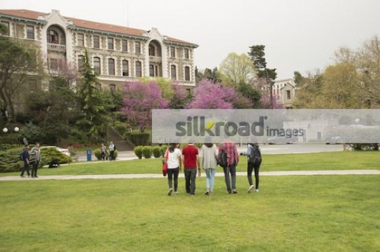 Group of Students walking together|