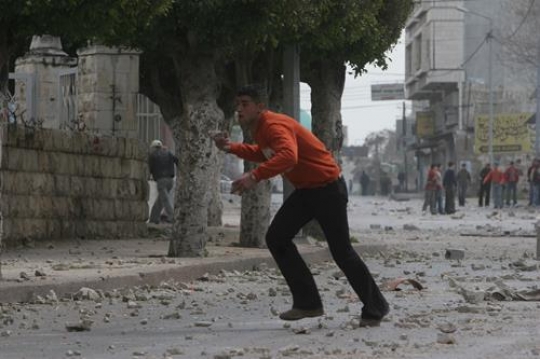 throwing stones