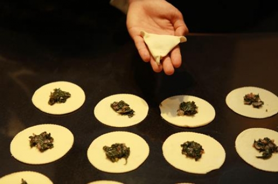 Spinach pastry