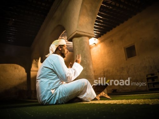 Praying inside the mosque|-