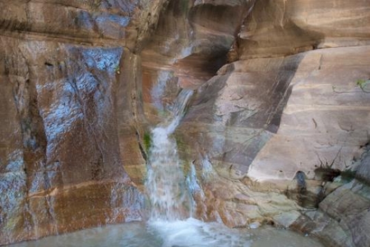 waterfall at wadi assal