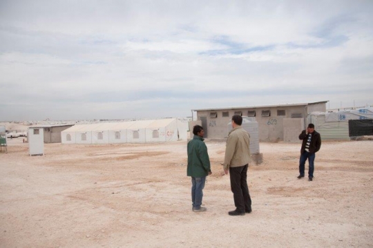 Zaatari (or Zaatari) refugee camp for Syrian refugees