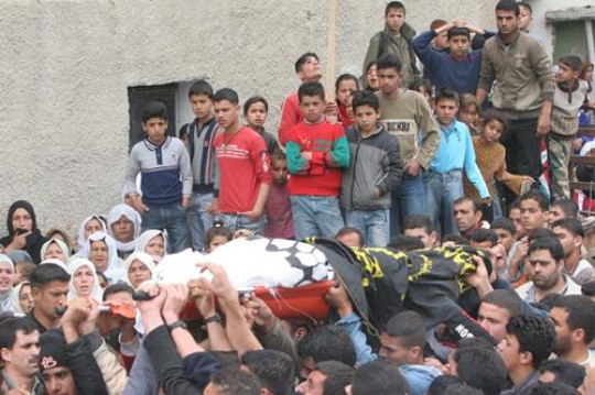 palestinian martyr procession