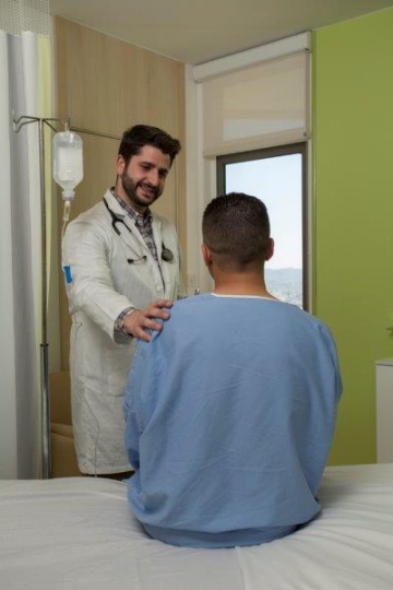 A Doctor and Patient Discussin