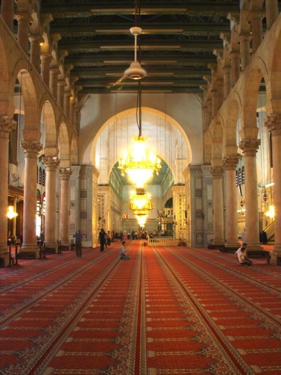 inside a mosque