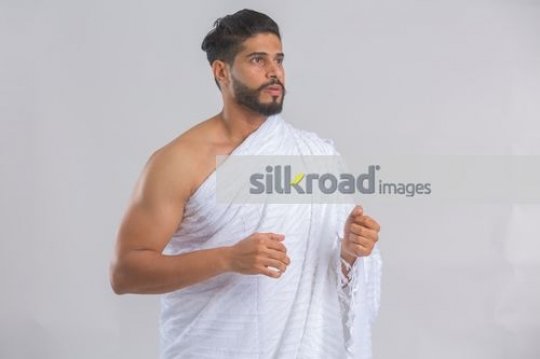 Man dressed in the religious attire